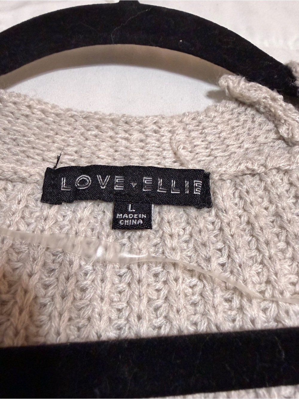 Taupe Open-Front Ribbed Cardigan - Picture 7 of 8